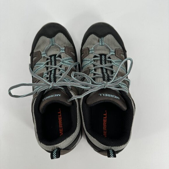 Merrell Womens Gray Siren Sport 3 Outdoor Low Lace Up 8.5 Hiking Shoes Sneakers - Picture 5 of 7